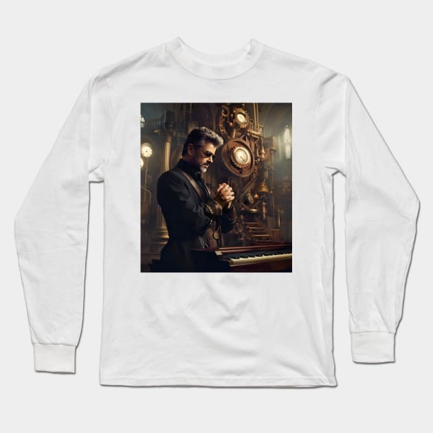 George Michael Praying for Time Long Sleeve T-Shirt by IconsPopArt